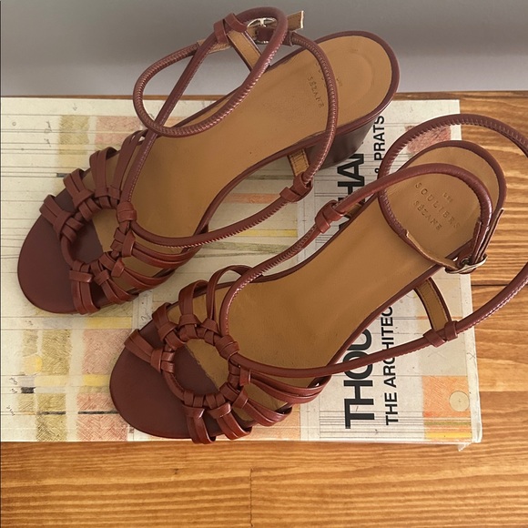 Sézane Gloria Heeled Sandals - Picture 2 of 6